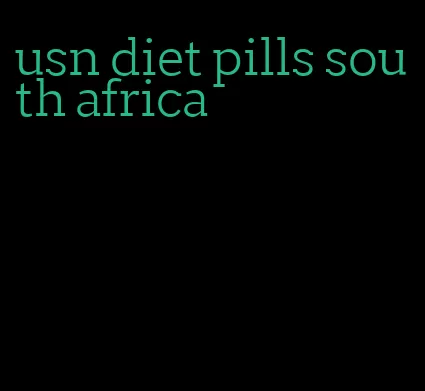 usn diet pills south africa