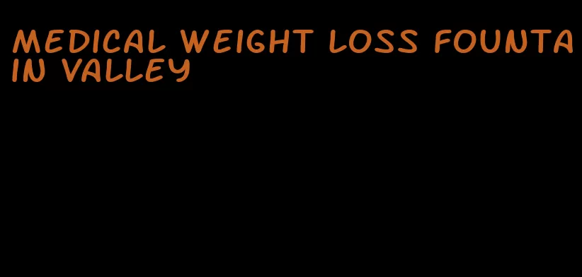 medical weight loss fountain valley