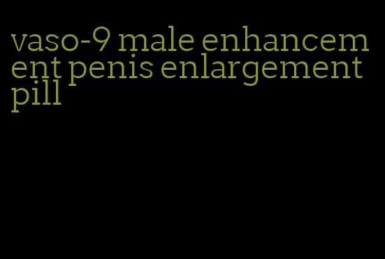 vaso-9 male enhancement penis enlargement pill