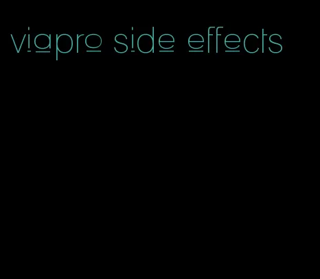 viapro side effects