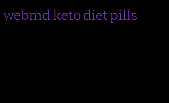 webmd keto diet pills