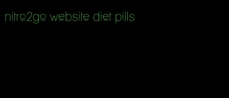 nitro2go website diet pills