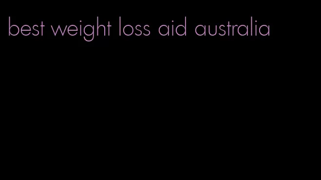 best weight loss aid australia