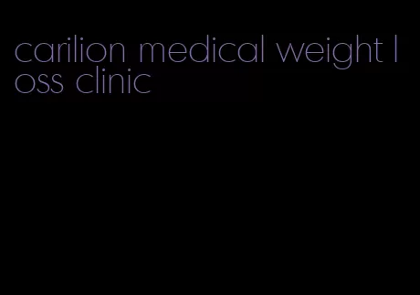 carilion medical weight loss clinic