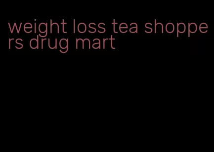 weight loss tea shoppers drug mart