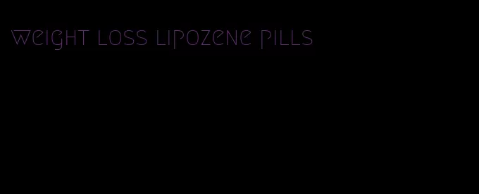 weight loss lipozene pills