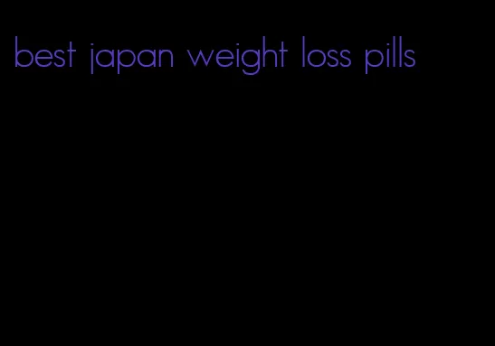 best japan weight loss pills