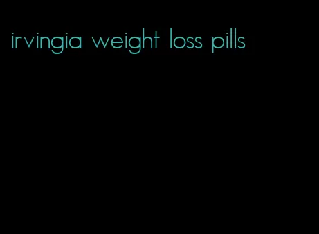 irvingia weight loss pills