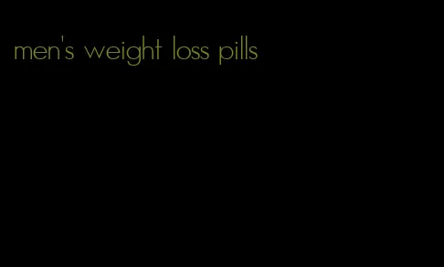 men's weight loss pills