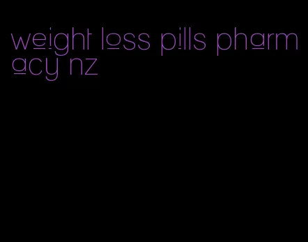 weight loss pills pharmacy nz