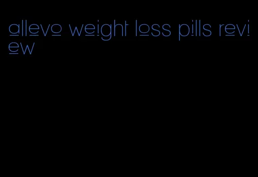 allevo weight loss pills review