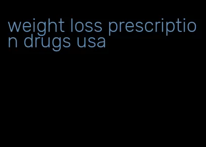 weight loss prescription drugs usa