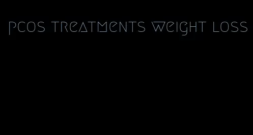 pcos treatments weight loss