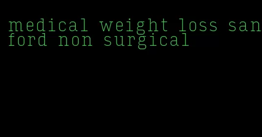 medical weight loss sanford non surgical