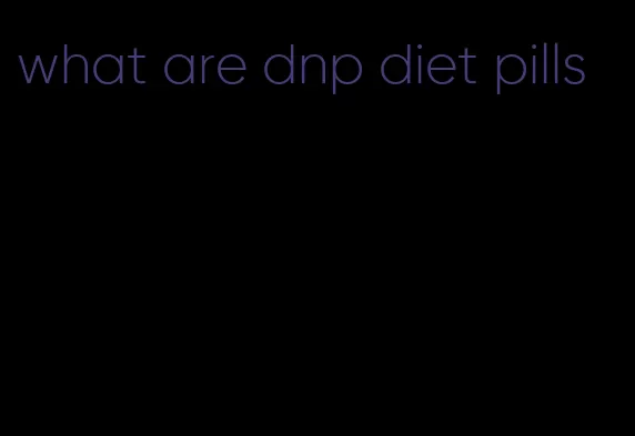 what are dnp diet pills