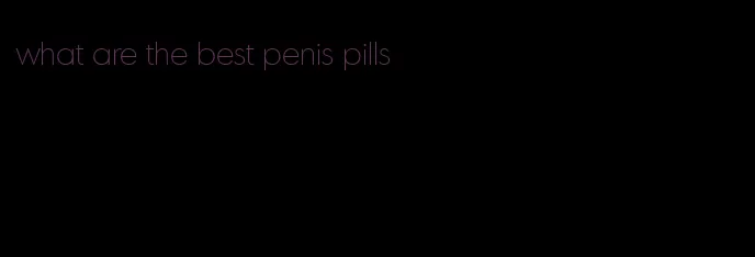 what are the best penis pills