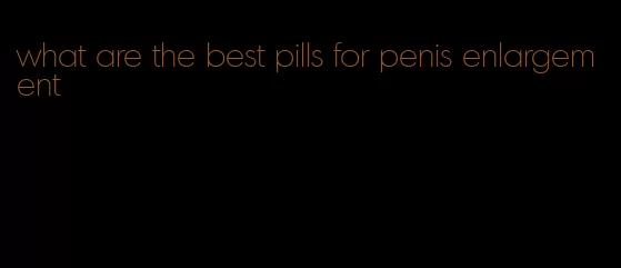 what are the best pills for penis enlargement