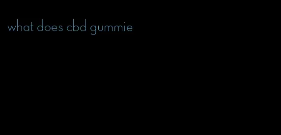 what does cbd gummie