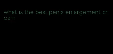 what is the best penis enlargement cream