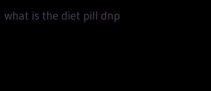 what is the diet pill dnp