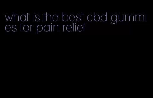 what is the best cbd gummies for pain relief