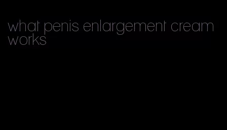 what penis enlargement cream works