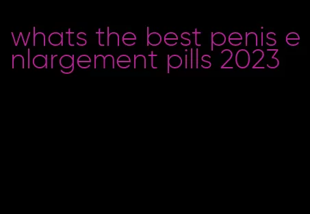 whats the best penis enlargement pills 2023