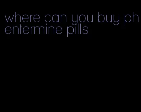 where can you buy phentermine pills