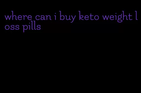 where can i buy keto weight loss pills