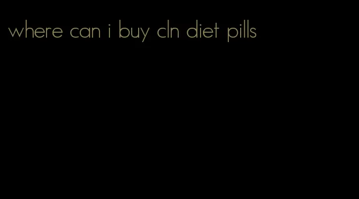 where can i buy cln diet pills