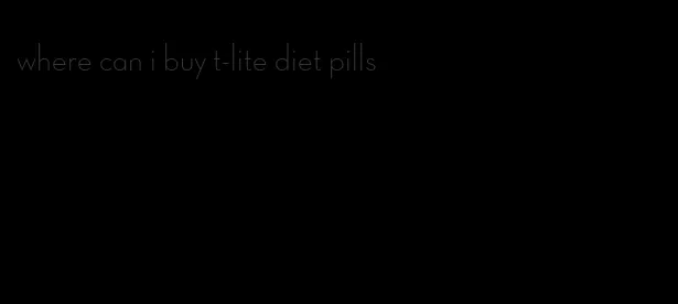 where can i buy t-lite diet pills