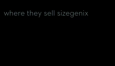 where they sell sizegenix