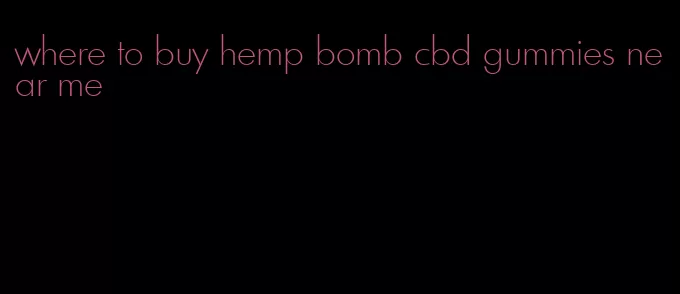 where to buy hemp bomb cbd gummies near me