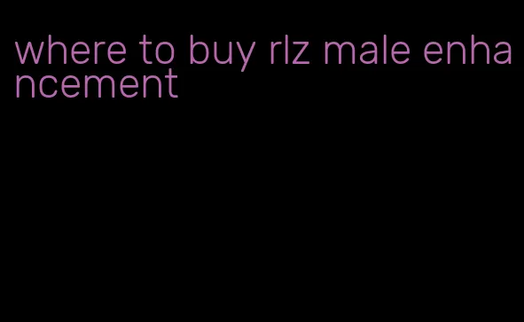 where to buy rlz male enhancement