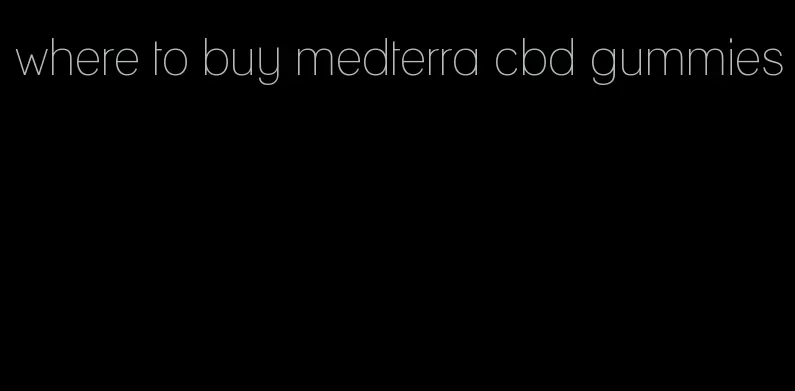 where to buy medterra cbd gummies