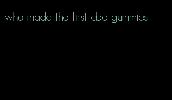 who made the first cbd gummies