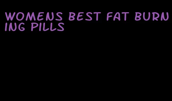 womens best fat burning pills