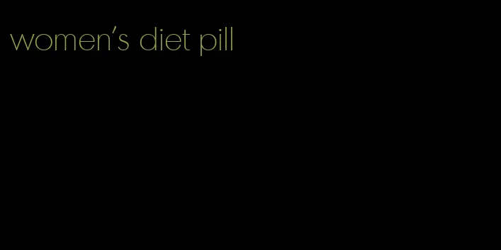 women's diet pill