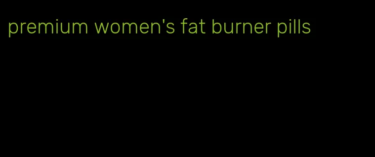 premium women's fat burner pills