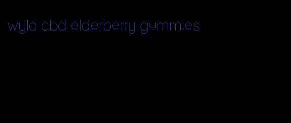 wyld cbd elderberry gummies