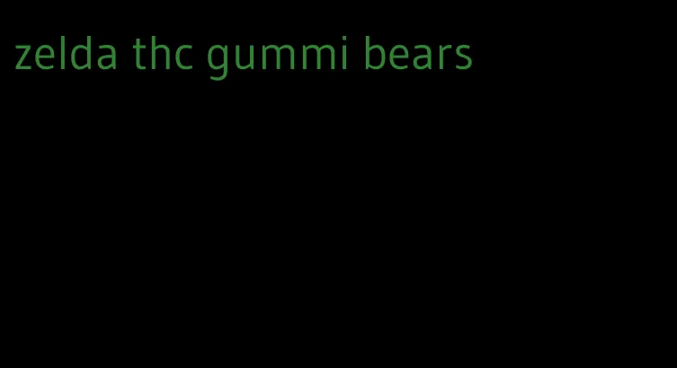 zelda thc gummi bears